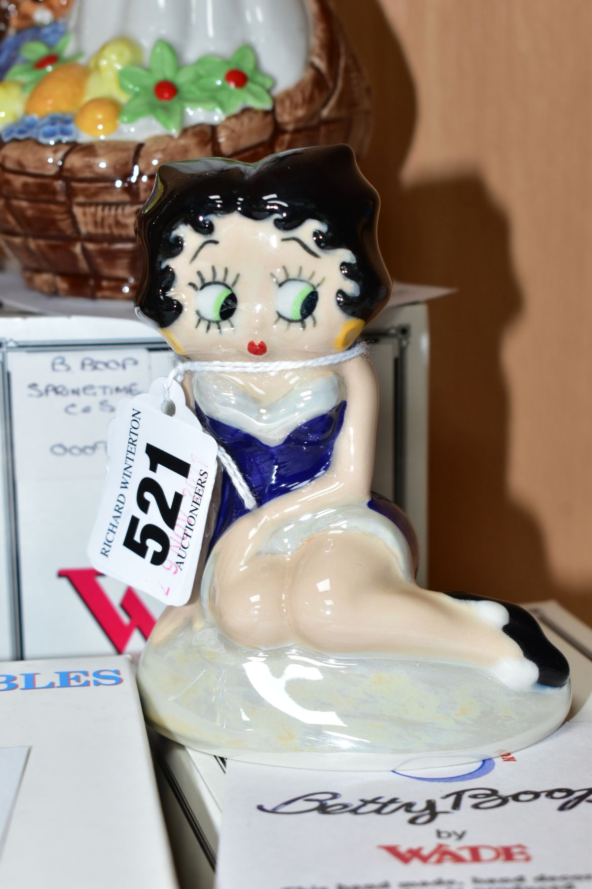 FIVE BOXED LIMITED EDITION WADE C & S COLLECTABLES BETTY BOOP FIGURES, comprising Betty Boop no - Image 3 of 6