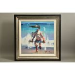 CHRISTIAN HOOK (BRITISH 1971) 'MAR DE PONIENTE' an artist proof edition print of a small boy at