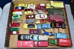 A QUANTITY OF UNBOXED AND ASSORTED PLAYWORN DIECAST VEHICLES, to include Corgi Toys The Saint's