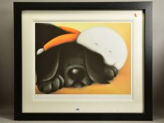 DOUG HYDE (BRITISH 1972) 'BEAUTY SLEEP' A signed limited edition print 1/295 depicting a boy and his