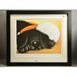 DOUG HYDE (BRITISH 1972) 'BEAUTY SLEEP' A signed limited edition print 1/295 depicting a boy and his