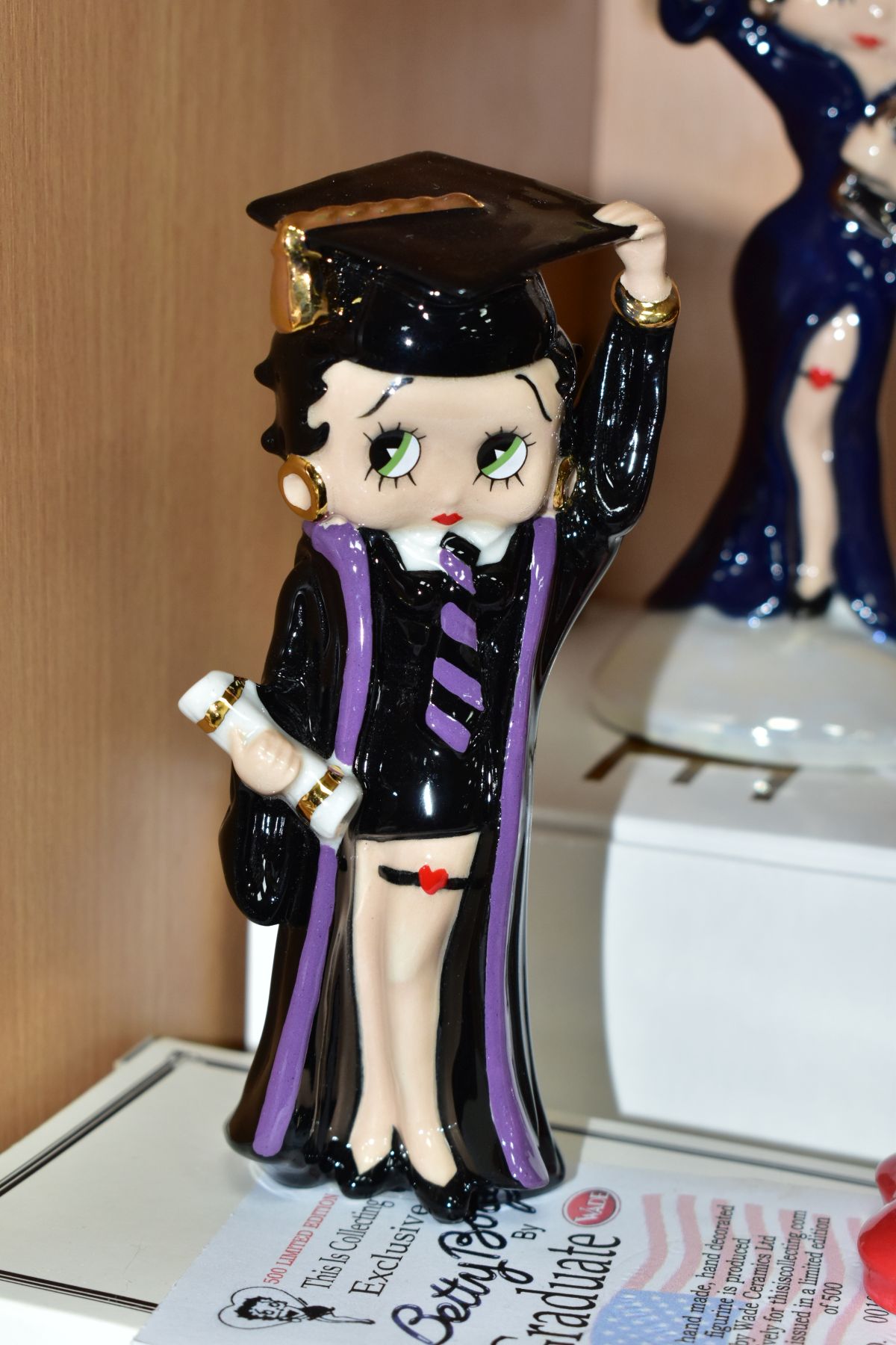 FIVE BOXED LIMITED EDITION WADE BETTY BOOP FIGURES, comprising four exclusively for C & S - Image 2 of 6