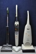 A G-TECH AR-02 (working but no charger) a Panasonic MC-UG302 vacuum cleaner and a Delta steam mop (