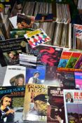 TWO BOXES OF RECORDS, to include approximately two hundred to two hundred and fifty records,