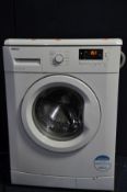 A BEKO WMB61631W 6KG WASHING MACHINE, width 60cm x depth 55cm, (PAT pass and powers up, top not