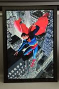 ALEX ROSS (AMERICAN CONTEMPORARY) 'SUPERMAN: TWENTIETH CENTURY' signed limited edition print on