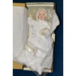 A BOXED FRANKLIN MINT HEIRLOOM DOLLS, 'The Victorian Christening Doll', appears complete and in very