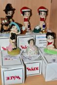 SIX BOXED LIMITED EDITION WADE C & S COLLECTABLES BETTY BOOP FIGURES, comprising Betty Boop no