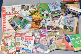 A QUANTITY OF FOOTBALL EPHEMERA, to include 1950s and 1960s News Chronicle, Playfair, Racing and
