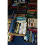 BOOKS, approximately 190 - 200 titles in six boxes to include thirty three 'Observer' publications