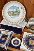 A BOXED ROYAL WORCESTER LIMITED EDITION WORCESTER SCENES FLIGHT BOWL, no 133/250, diameter 23cm,