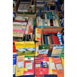 BOOKS, approximately 120 - 130 titles in five boxes, mostly fiction to include Jilly Cooper, Penny