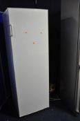 A TALL FREEZER unbranded width 59cm depth 55cm height 170cm (PAT pass and working at -18 degrees)