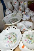 NINETEEN PIECES OF AYNSLEY CERAMIC GIFTWARES, to include mostly Wild Tudor, with Cottage Garden