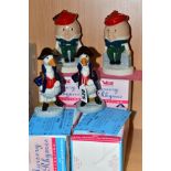 TWO BOXED SETS OF LIMITED EDITION WADE DAVID TROWER ENTERPRISES NURSERY RHYME FIGURES, comprising