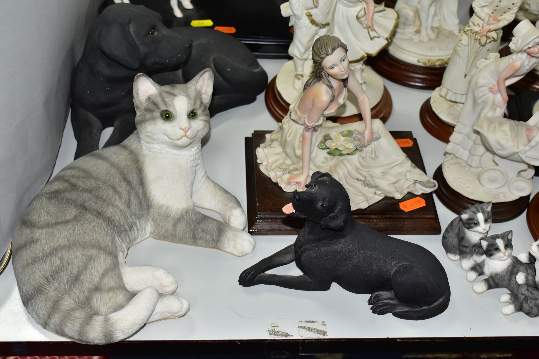 NINETEEN CERAMIC AND RESIN SCULPTURES ETC, to include Royal Doulton 'Black Beauty and Foal' and ' - Image 2 of 13