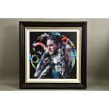 ZINSKY (CONTEMPORARY) 'WINTER IS COMING' a portrait of Kit Harington as Jon Snow, signed limited