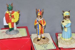THREE BOXED ROYAL DOULTON LIMITED EDITION BUNNYKINS FIGURES, exclusively for UKI Ceramics Ltd,