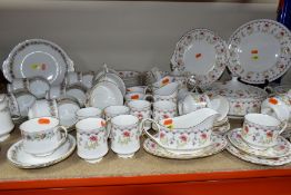 A SEVENTY SEVEN PIECE PARAGON ROSAMUNDA DINNER SERVICE WITH A THIRTY PIECE PARAGON BELINDA PART