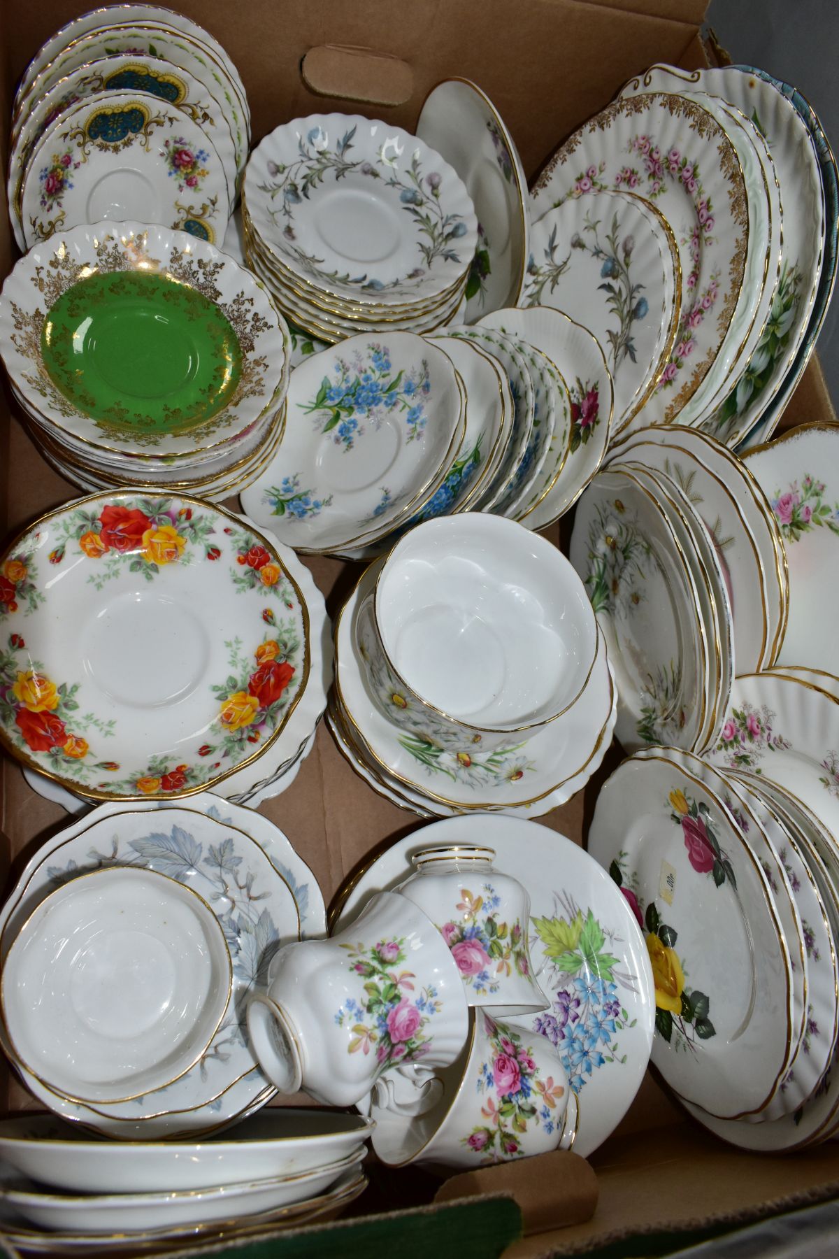 TWO BOXES OF ASSORTED ROYAL ALBERT TEA WARES WITH A BOX OF OTHER CERAMIC WARES, approximately one - Image 5 of 7