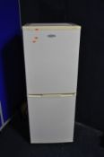 A FRIGIDAIRE FRC150FF fridge freezer, 56cm width x 56cm depth x 144cm height (PAT pass and working