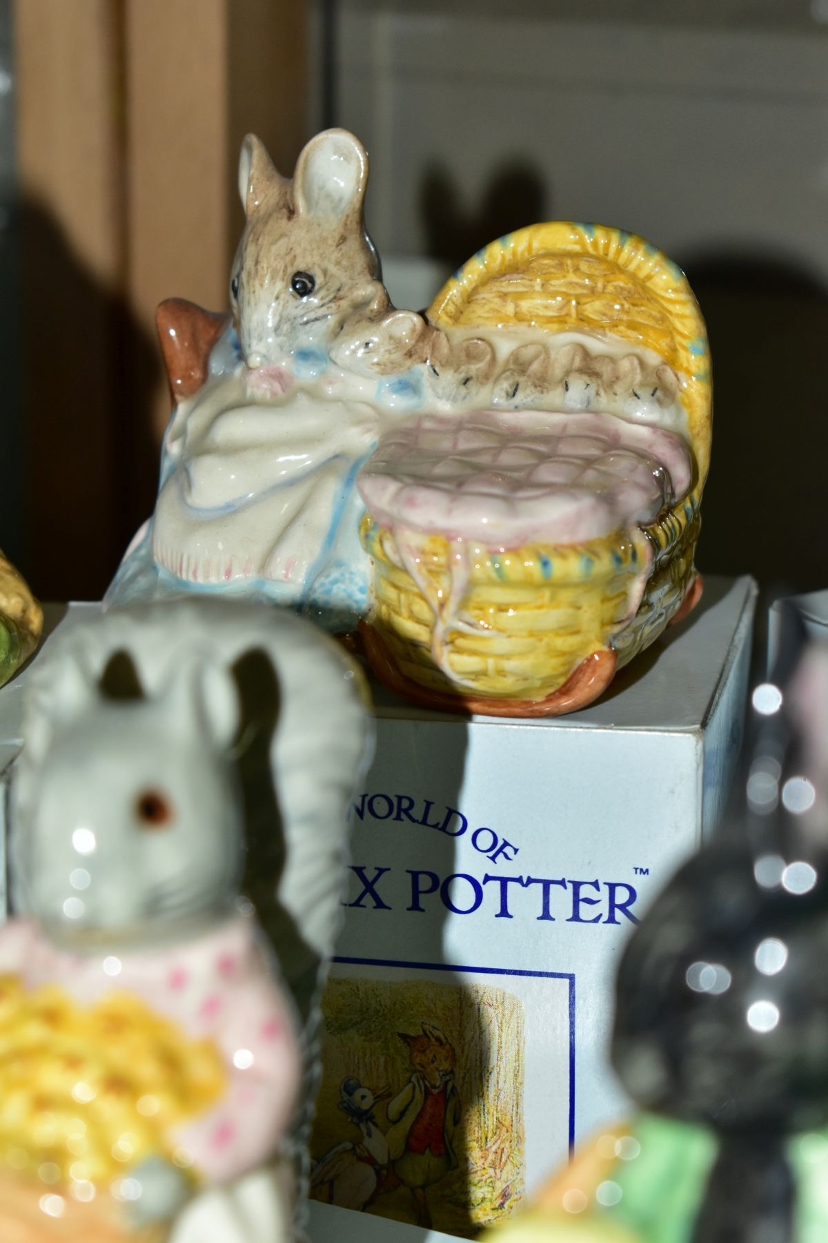 TEN ROYAL ALBERT BEATRIX POTTER FIGURES, boxed except where mentioned, comprising And This Little - Image 7 of 9