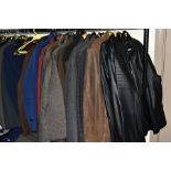 TWENTY NINE MEN'S COATS AND JACKETS, to include M&S, John Rocha, Hammond & Co by Patrick Grant and