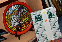 A POOLE POTTERY LIMITED EDITION 'MEDIEVAL CALENDAR SERIES JULY' PLATE, designed by Tony Morris,