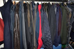 THIRTY SIX MEN'S COATS AND JACKETS, mainly size XL, to include a Hammond & Co by Patrick Grant