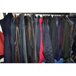 THIRTY SIX MEN'S COATS AND JACKETS, mainly size XL, to include a Hammond & Co by Patrick Grant