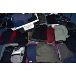TEN BOXES OF MEN'S JUMPERS, all size XL, to include Pierre Cardin, John Rocha, Colin Montgomerie,