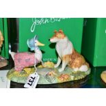 A BOXED LIMITED EDITION JOHN BESWICK BEATRIX POTTER TABLEAUX, Kep and Jemima BP-11b P4091 no 0526/