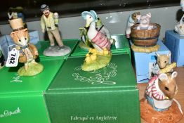 EIGHT BESWICK BEATRIX POTTER FIGURES, all BP-10a, boxed except where mentioned, comprising Amiable