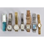 A SELECTION OF LADYS FASHION WRISTWATCHES, seven watches in total, with names to include 'Citron,