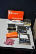 A COLLECTION OF MITUTOYO TEST AND MARKING EQUIPMENT comprising of a boxed an unopened combination