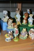 ELEVEN BESWICK BEATRIX POTTER FIGURES, all BP-10a, boxed except where mentioned, comprising Appley