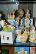 ELEVEN ROYAL ALBERT BEATRIX POTTER FIGURES, boxed except where mentioned, comprising Benjamin