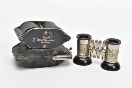 TWO PAIRS OF FIELD GLASSES, to include a pair of 'Busch Winett Binoculars, with a purse style pouch,