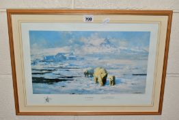 DAVID SHEPHERD (BRITISH 1930-2017) 'ICE WILDERNESS', a signed limited edition print of Polar