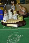 TWO BOXED BESWICK WARE BEATRIX POTTER TABLEAUX, comprising Tableau of the year 1999 Mittens, Tom