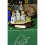 TWO BOXED BESWICK WARE BEATRIX POTTER TABLEAUX, comprising Tableau of the year 1999 Mittens, Tom