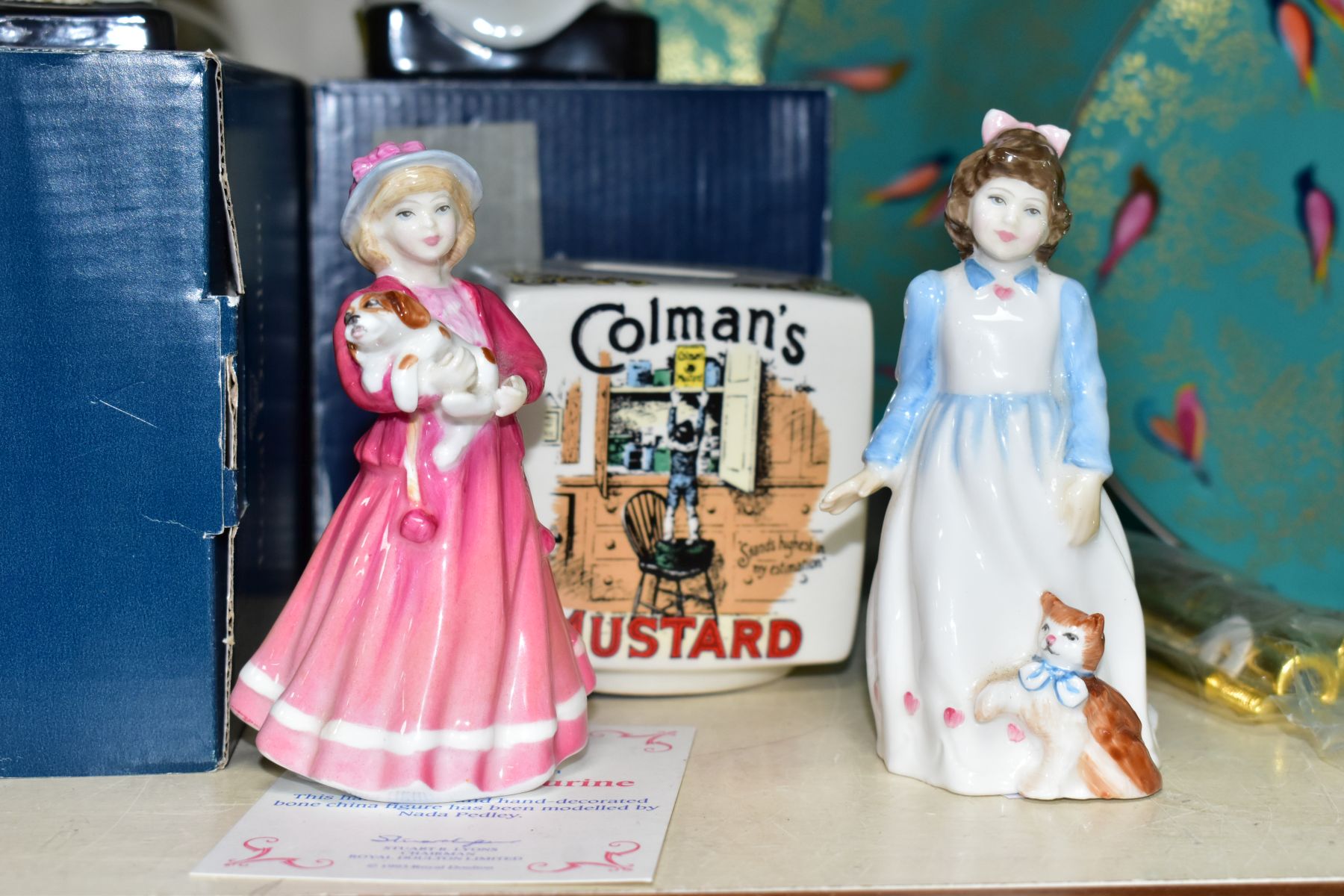 FIVE ROYAL DOULTON FIGURINES AND OTHER CERAMIC ITEMS, comprising a Royal Doulton My First Figurine - Image 2 of 9