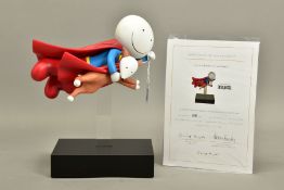 DOUG HYDE (BRITISH 1972) 'IS IT A BIRD? IS IT A PLANE' a limited edition sculpture of a superhero