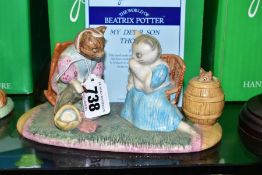 TWO BOXED LIMITED EDITION JOHN BESWICK BEATRIX POTTER TABLEAUX, comprising My Dear Son Thomas BP-11b