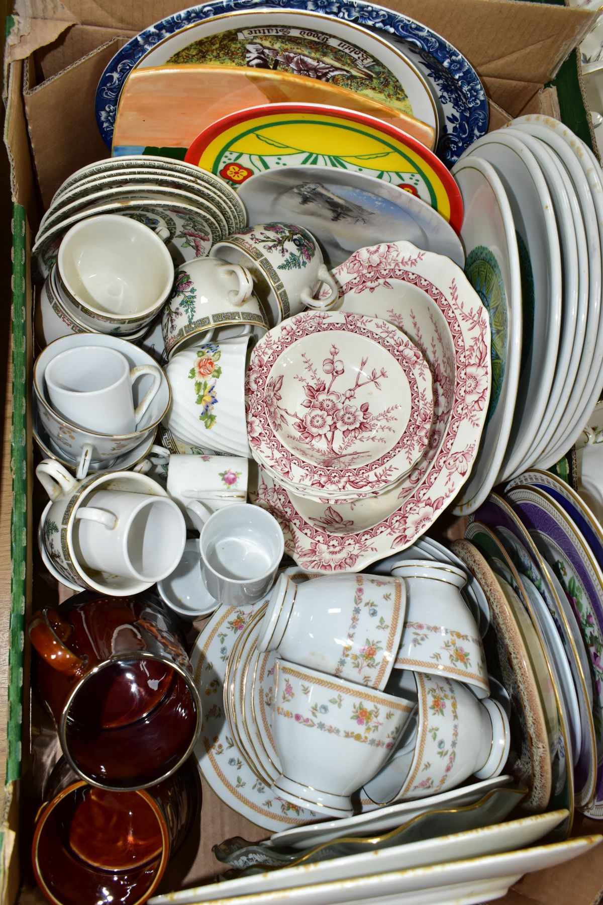 TWO BOXES OF ASSORTED ROYAL ALBERT TEA WARES WITH A BOX OF OTHER CERAMIC WARES, approximately one - Image 6 of 7