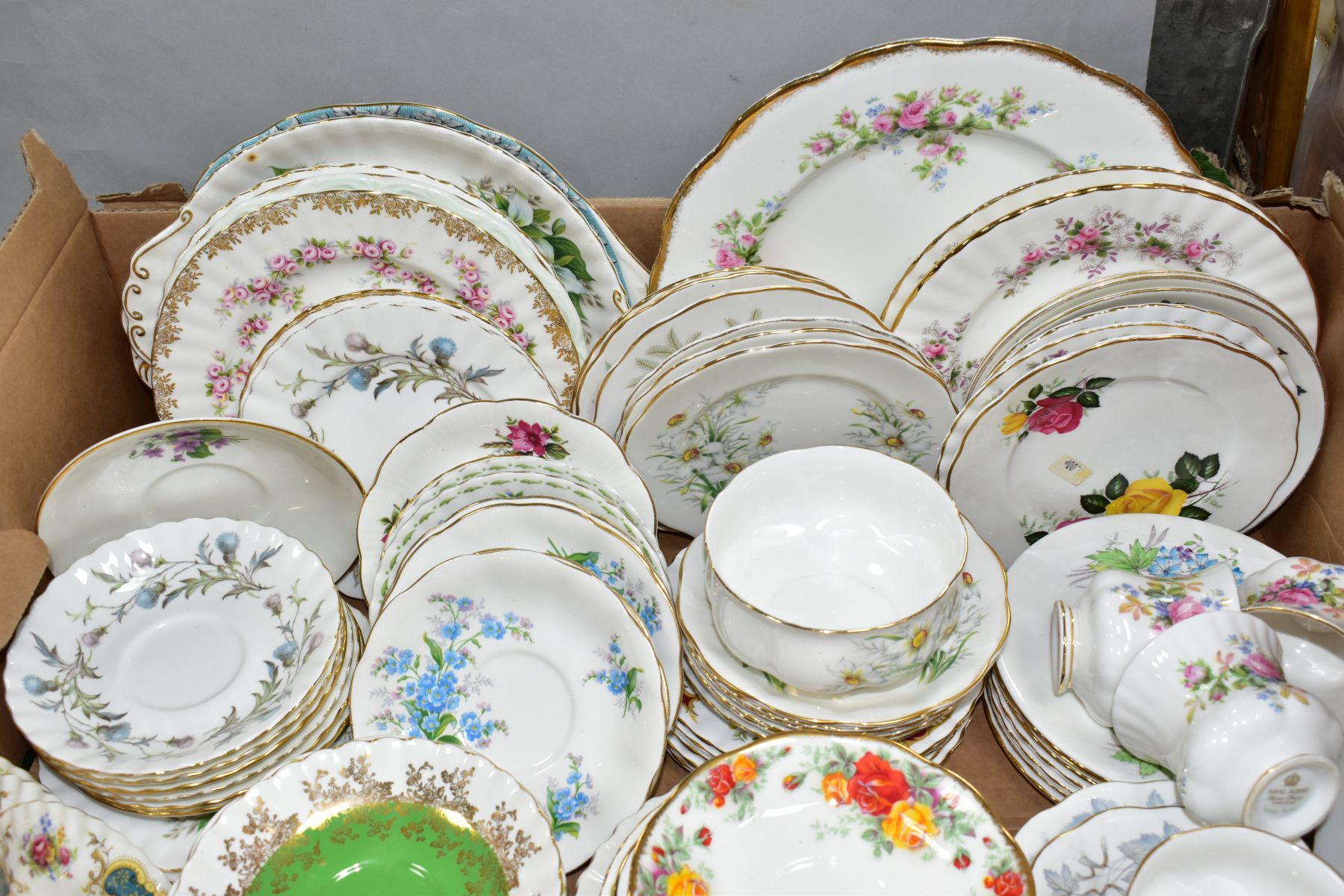 TWO BOXES OF ASSORTED ROYAL ALBERT TEA WARES WITH A BOX OF OTHER CERAMIC WARES, approximately one - Image 4 of 7