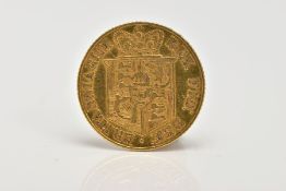 A GEORGE III HALF SOVEREIGN, dated 1817, approximate width 19.4mm, approximate gross weight 4.0