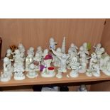 A COLLECTION OF DEPARTMENT 56 PORCELAIN SNOWBABIES, ETC, approximately thirty figures of snow babies