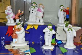 SIX BOXED COALPORT SNOWMAN CHARACTER FIGURES, comprising Dance The Night Away (exclusive to the