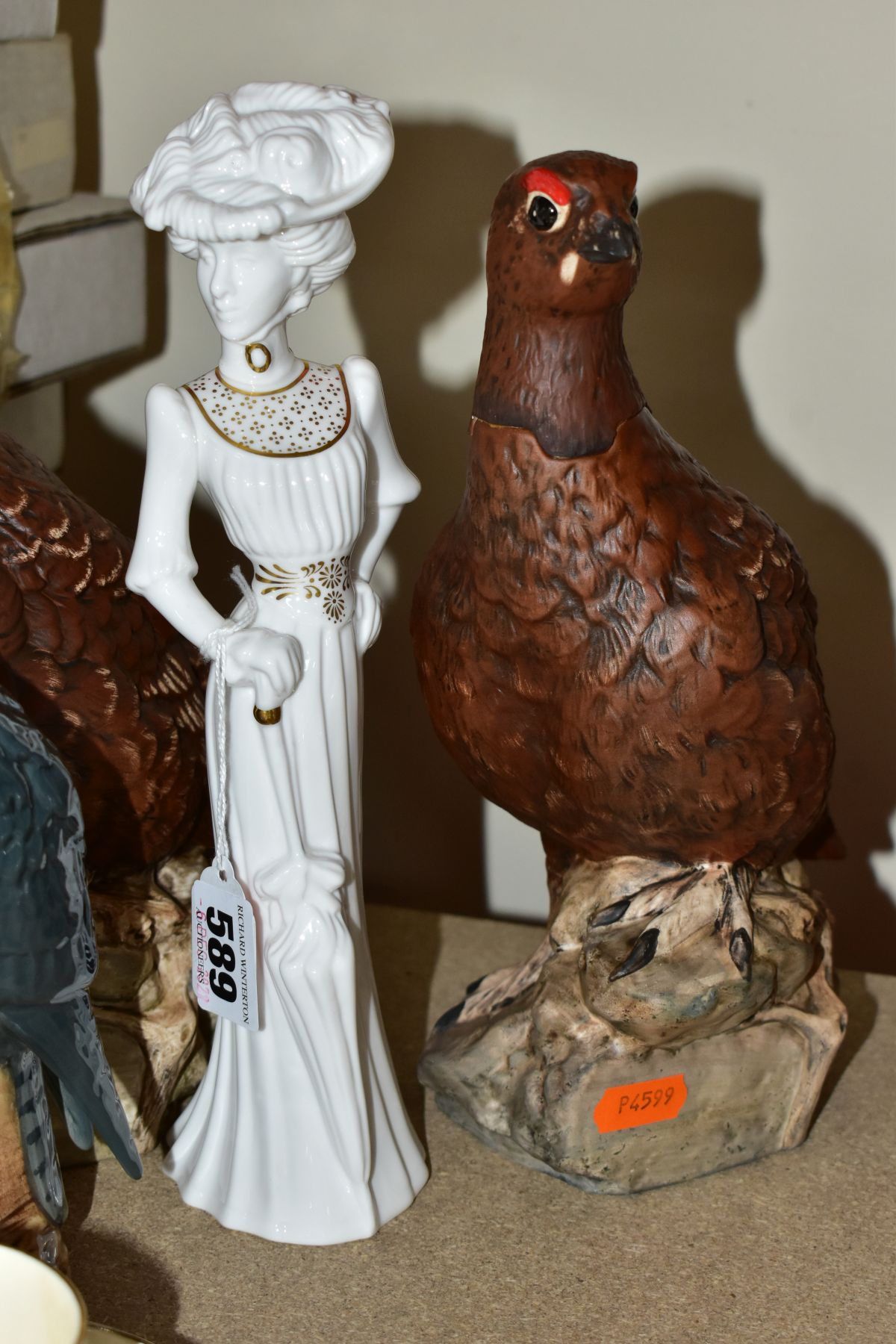 A GROUP OF CERAMIC WARES, comprising a Beswick Walt Disney children's part tea set of cream jug, - Image 9 of 12